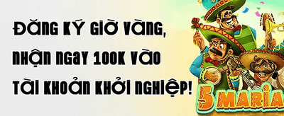 Thưởng Chào Mừng Thành Viên Mới 100% promotion